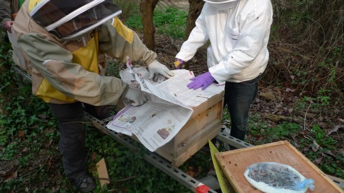 Uniting with newspaper