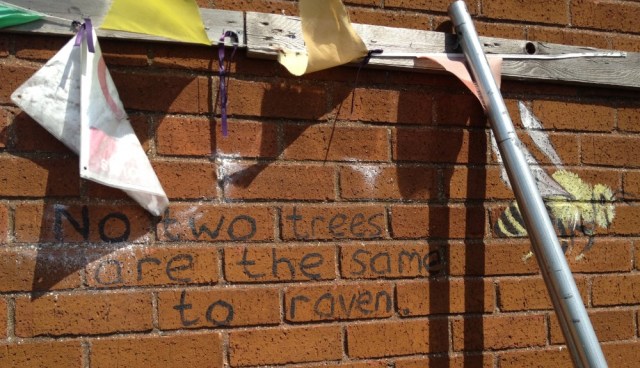 No two trees are the same to raven.