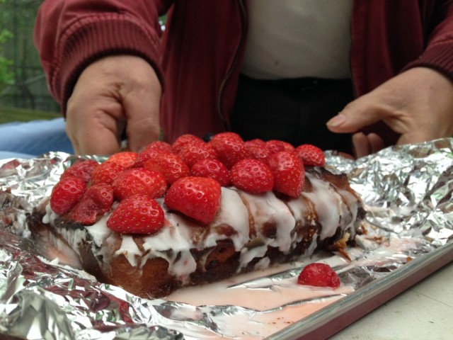 Clare's strawberry cake