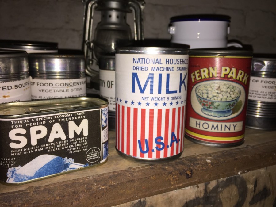 War time food, Hughenden Manor