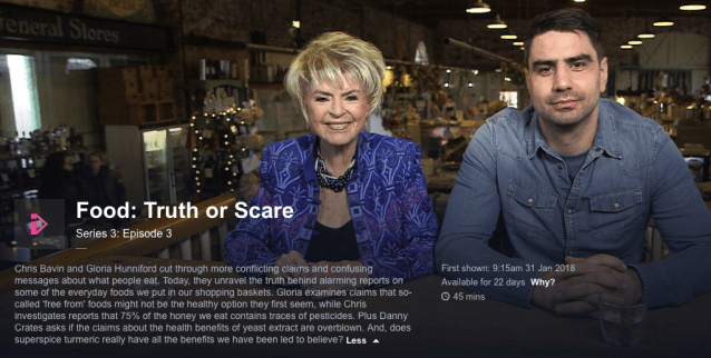 Food: Truth or Scare TV show screenshot